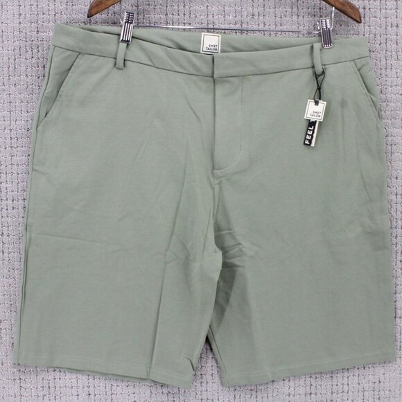Swet Tailor Chino Shorts Mens Size 40 Brown/Tan Performance Lightweight NWT - Picture 1 of 10
